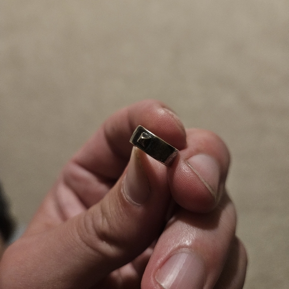 Silver Pyramid Ear Cuff - Picture 6 of 6